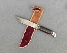 Vtg *RARE* J.C. Higgins OUR OWN TRADEMARK PAT No. 1967479 Stacked Leather Handle