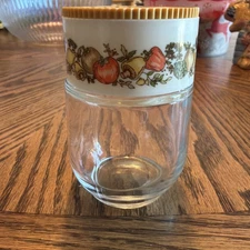 Vintage Corning Ware Glass Gemco Spice of Life Jars Spice Shakers