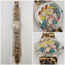 Swatch Gent GK193 Oongawah 1995 NOS Vintage Watch Comic Pop Art