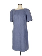 Nine West Women Blue Casual Dress 8