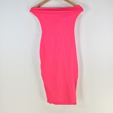 Kookai dress womens size 1 aus 8 bodycon pink strapless stretch 127881