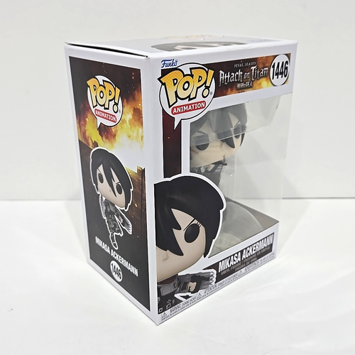Figura Vinilo Funko Pop Animación Attack on Titan Mikasa Ackermann #1446 - Imagen 4 de 5