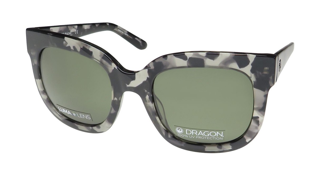 NEW DRAGON FLO LL SUNGLASSES 060 ROUND BLACK PLASTIC WOMENS  display picture 2