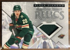 2024-25 Black Diamond Debut Relics Jersey #DD-LO Liam Ohgren RC