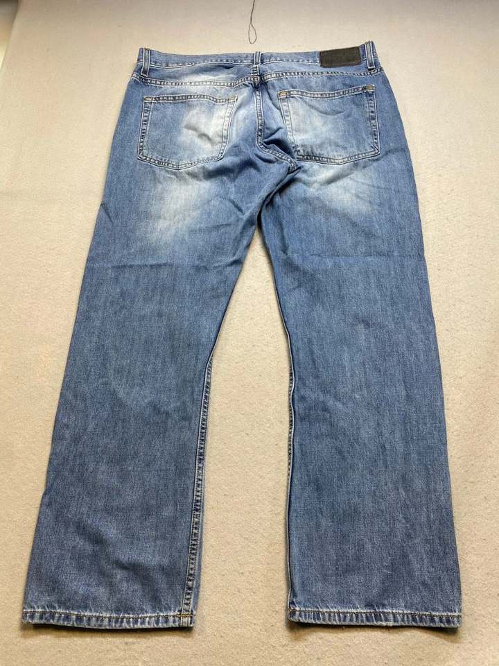 Adam Levine THE PATRIOT Jeans Men 36 x 30  Baggy Fit  DISTRESSED Faded Denim - Image 2 of 4