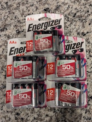Energizer AA Batteries Double A Max Alkaline Battery, 40 Count Bulk