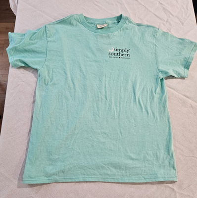 #ad #ad Simply Southern Youth large cotton seafoam green Sz L unisex $16.00