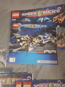 Lego Space Police Instruction Lot Manual Only 5974 5985 5972 5971 5981 5982