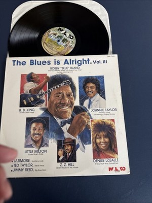 The Blues is Alright Vol III BB KING LP Vinyl VG+/VG+ 