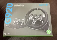 Logitech G920 Wheel & Shifter Bundle for XBOX One PC Real Force Feedback Sealed