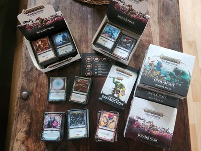 Warhammer Age of Sigmar Champions Sammlung Mit Displays