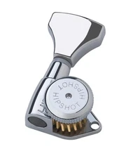 Hipshot Grip-Lock Open 18:1 6 inline Chrome locking tuners 6K1GL0C