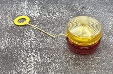 Vintage Yo Yo Yoyo Light Up Red Yellow Clear Plastic 1970s