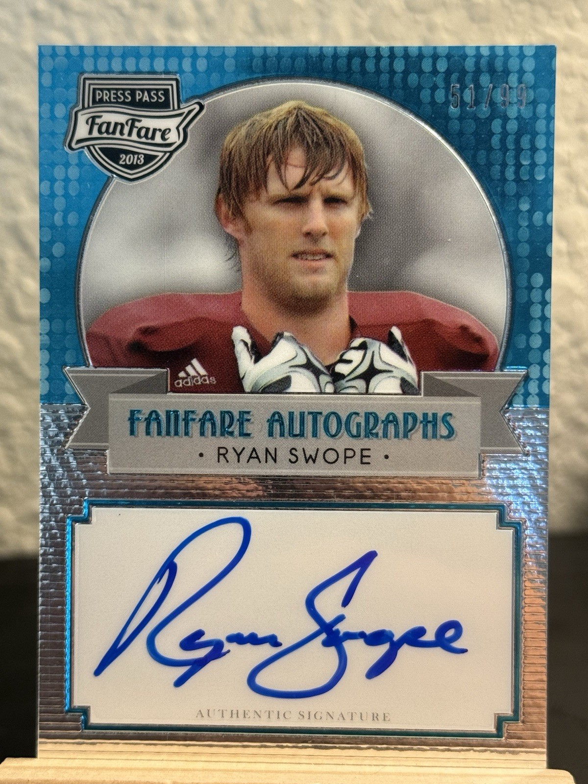 Ryan Swope Press Pass Autographs #RS Base