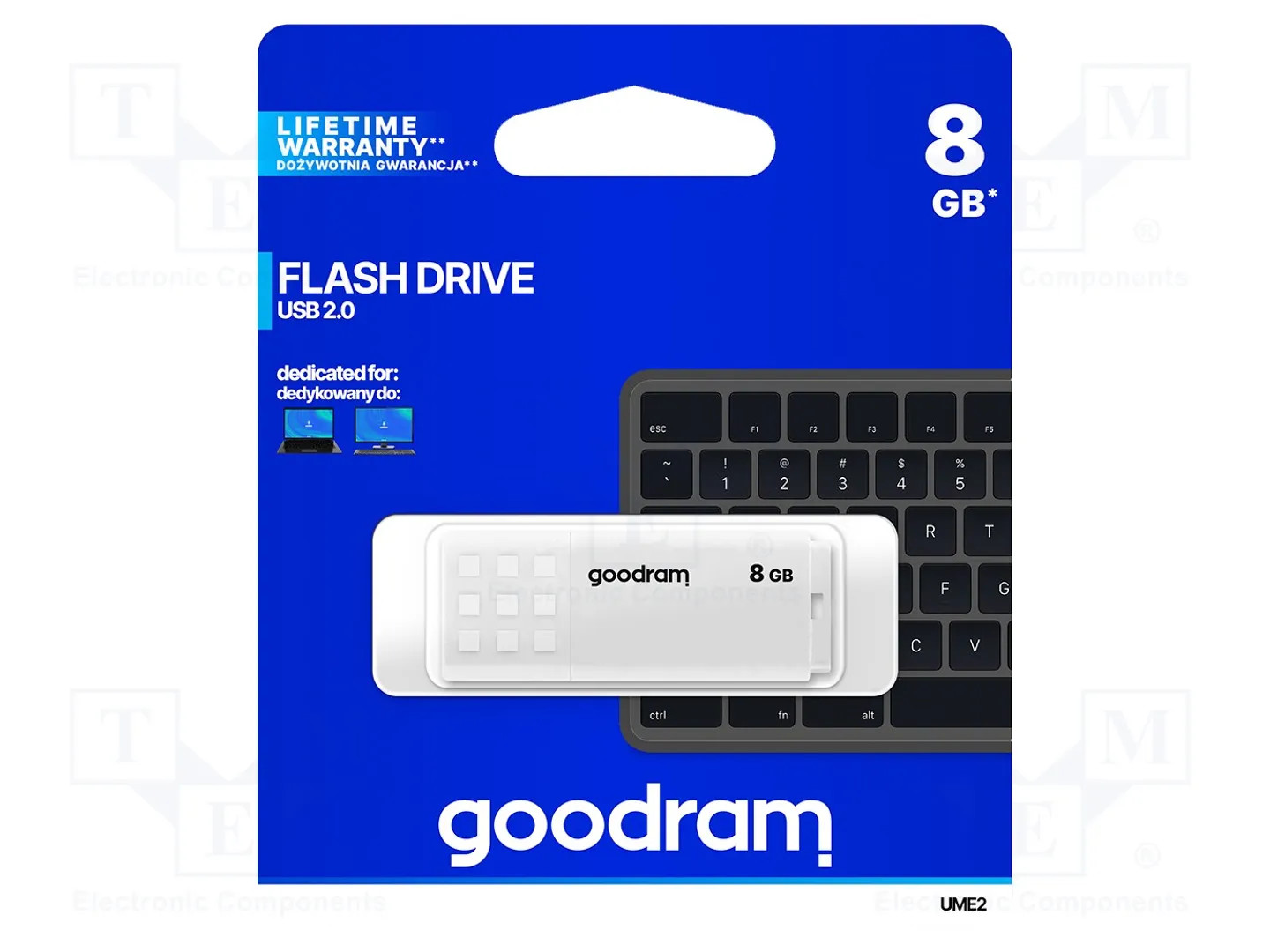 GOODRAM UME2 - Wei - 8GB - USB-Stick - Bild 3