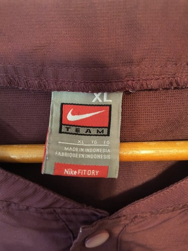 Nike Virginia Tech Hokies Men's Pullover Jacket 2 Button Size XL Wind Breaker - Bild 4 von 8
