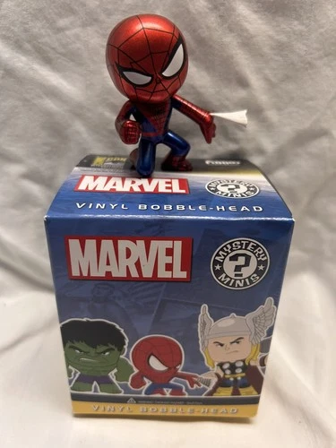 Funko Marvel Mystery Minis Metallic Spider-Man 2014 SDCC Exclusive