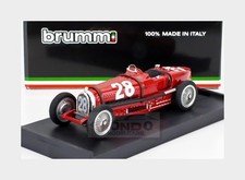 1:43 BRUMM Bugatti F1 Tipo 59 #28 Monaco Gp 1934 Tazio Nuvolari Red R174
