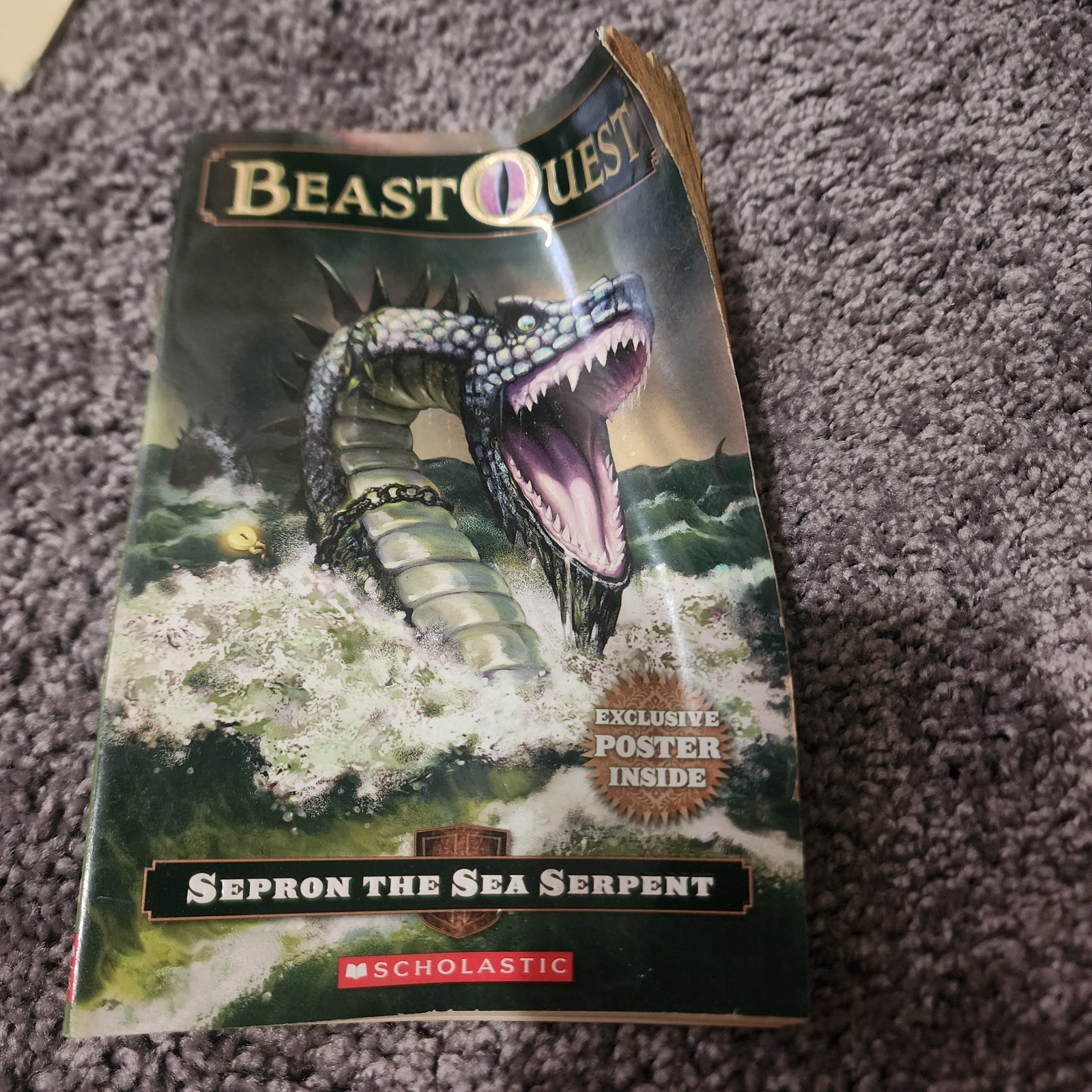 Sepron the Sea Serpent by Adam Blade (2007, Trade Paperback)