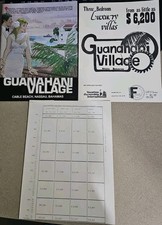 Vintage 1980 Guanahani Village Cable Beach Nassau Bahamas Townhomes Brochure