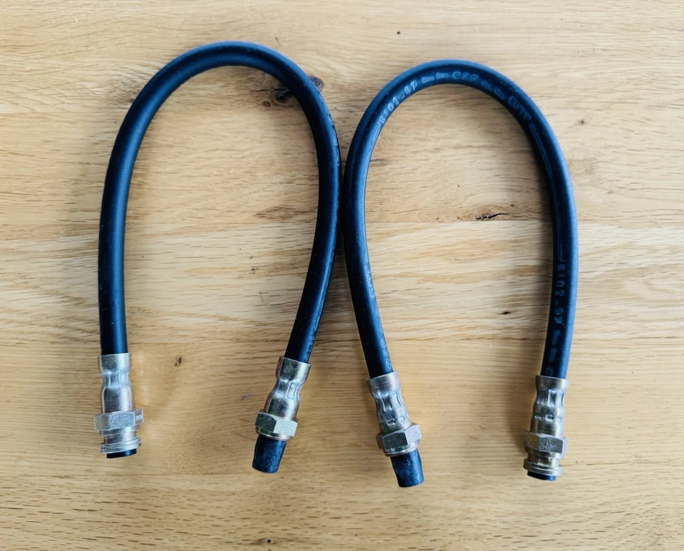 Mangueiras de freio dianteiro Renault 20 1976 em par MAH393 - Imagem 2 de 4