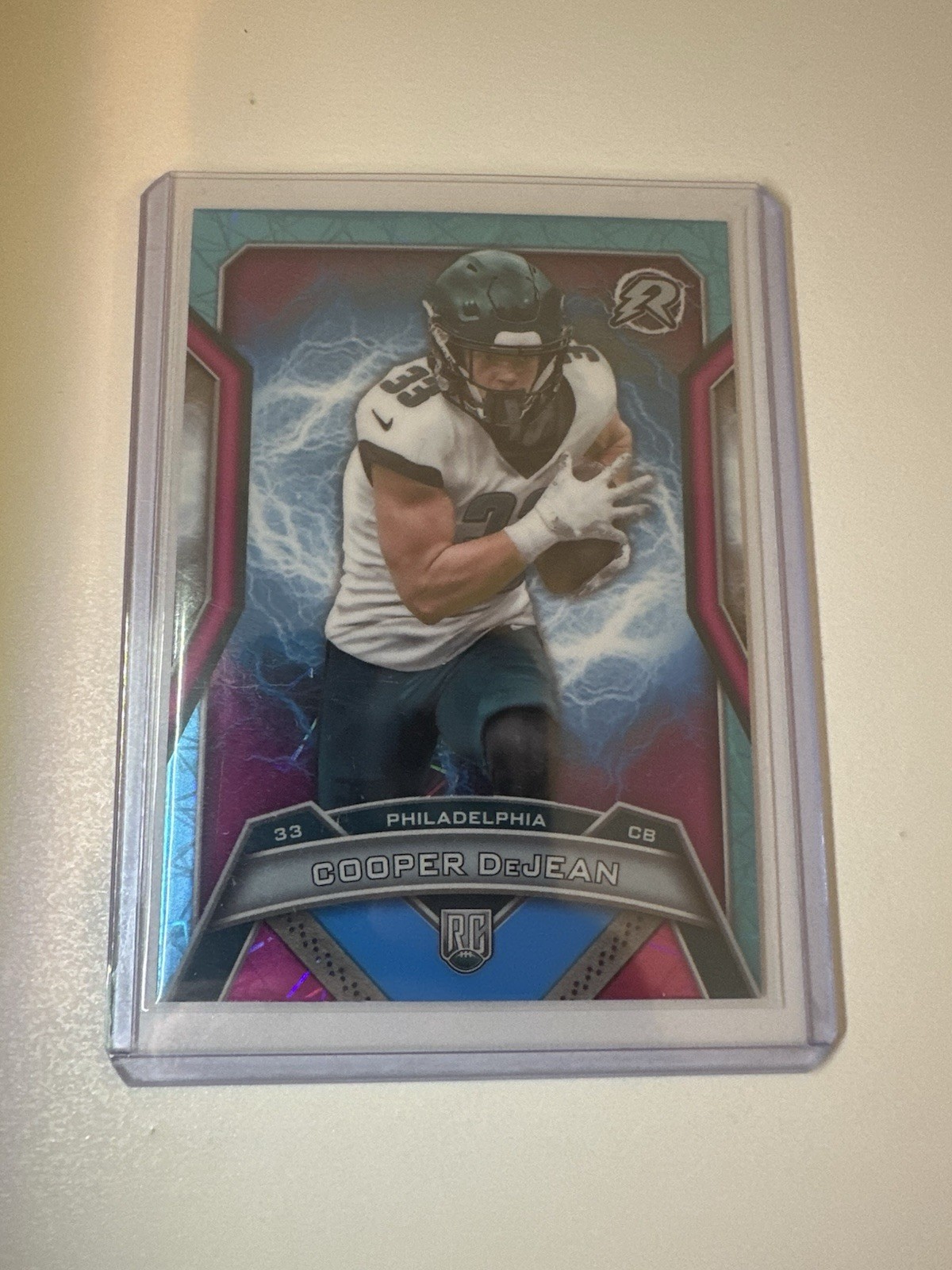 2024 Topps Resurgence - Rookies Cooper DeJean #179 Sky Blue & Pink Shock