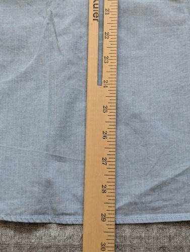 J Crew Shirt Mens Medium Blue Secret Wash Slim Fit Stretch Button Down Casual - Picture 9 of 12