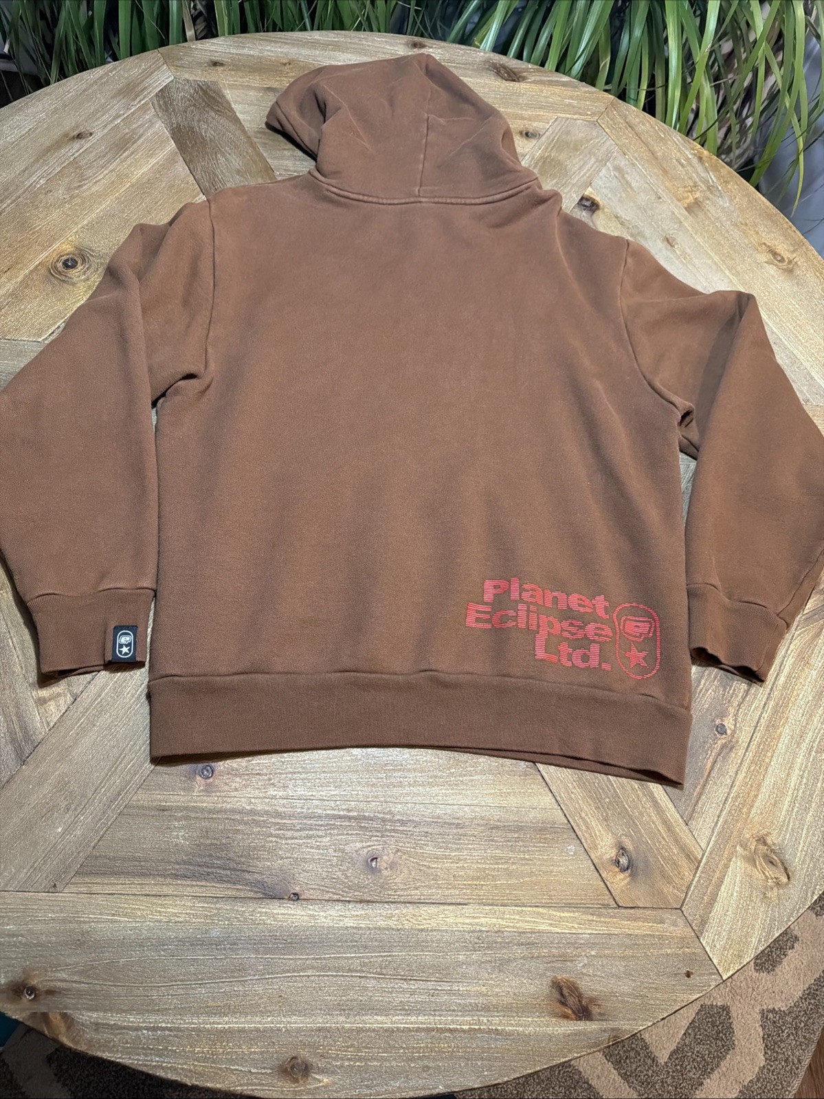 Planet Eclipse Unity Pullover Brown Hoodie Long S… - image 13