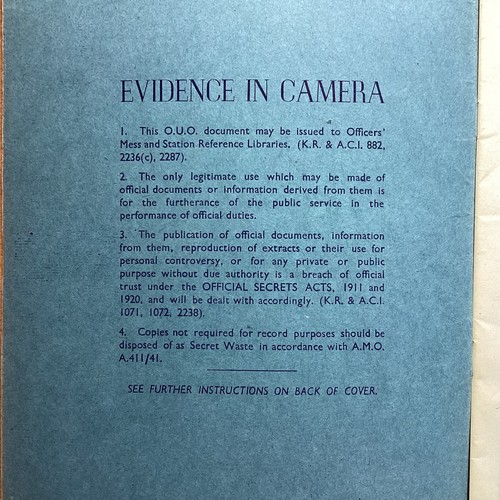 Evidence in Camera. ORIGINAL WWII RAF/AIR MINISTRY JOURNAL, May 24th 1943 - Imagen 2 de 15