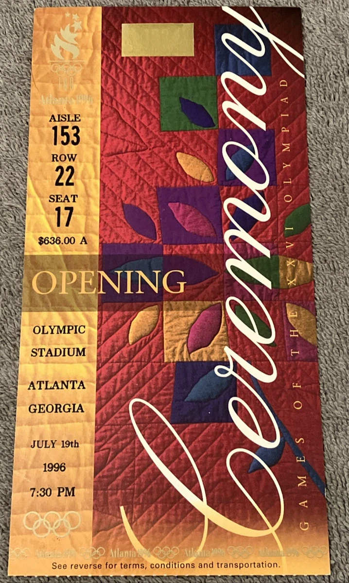 Vintage Sports 1996 Olympics Memorabilia for sale | eBay