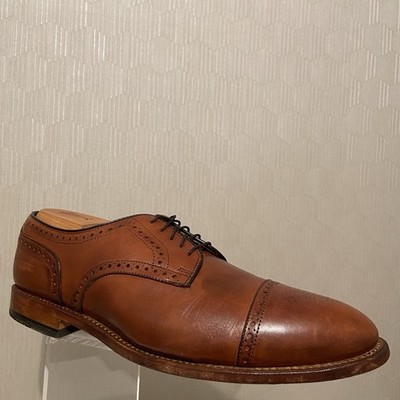 Sz 11- Allen Edmonds Colton Captoe Brogue Dress Shoes Brown  display picture 3