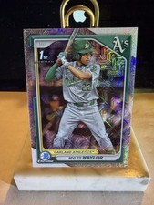 2024 Bowman - Chrome Prospects Myles Naylor #BCP-136 Mojo Refractor (RC)