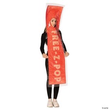 Rasta Imposta FREE-Z-POP Ice Red Halloween Costume, Women and Men, Adult One