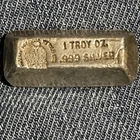 Vintage Phoenix Precious Metals 1 Ounce Silver Bar Old Poured Rare 1 Oz .999