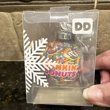 DUNKIN DONUTS "SPRINKLES" 2015 ORNAMENT ~ ORIG PKG ~ NEW ~ RARE