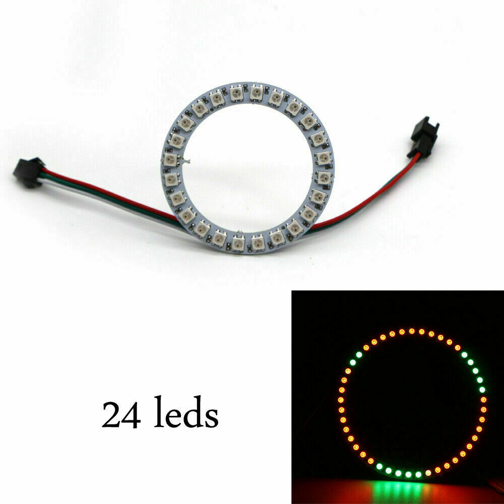 5V WS2812B IC LED Angel Eyes Ring Module Light Halo 5050 RGB Circle ...