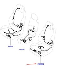 LAND ROVER DEFENDER L663 Front Left Seat Wiring LHD LR145326 NEW GENUINE