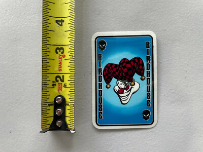 Vintage Authentic Birdhouse Skateboard Sticker Heath Kirchart Joker Card 2001