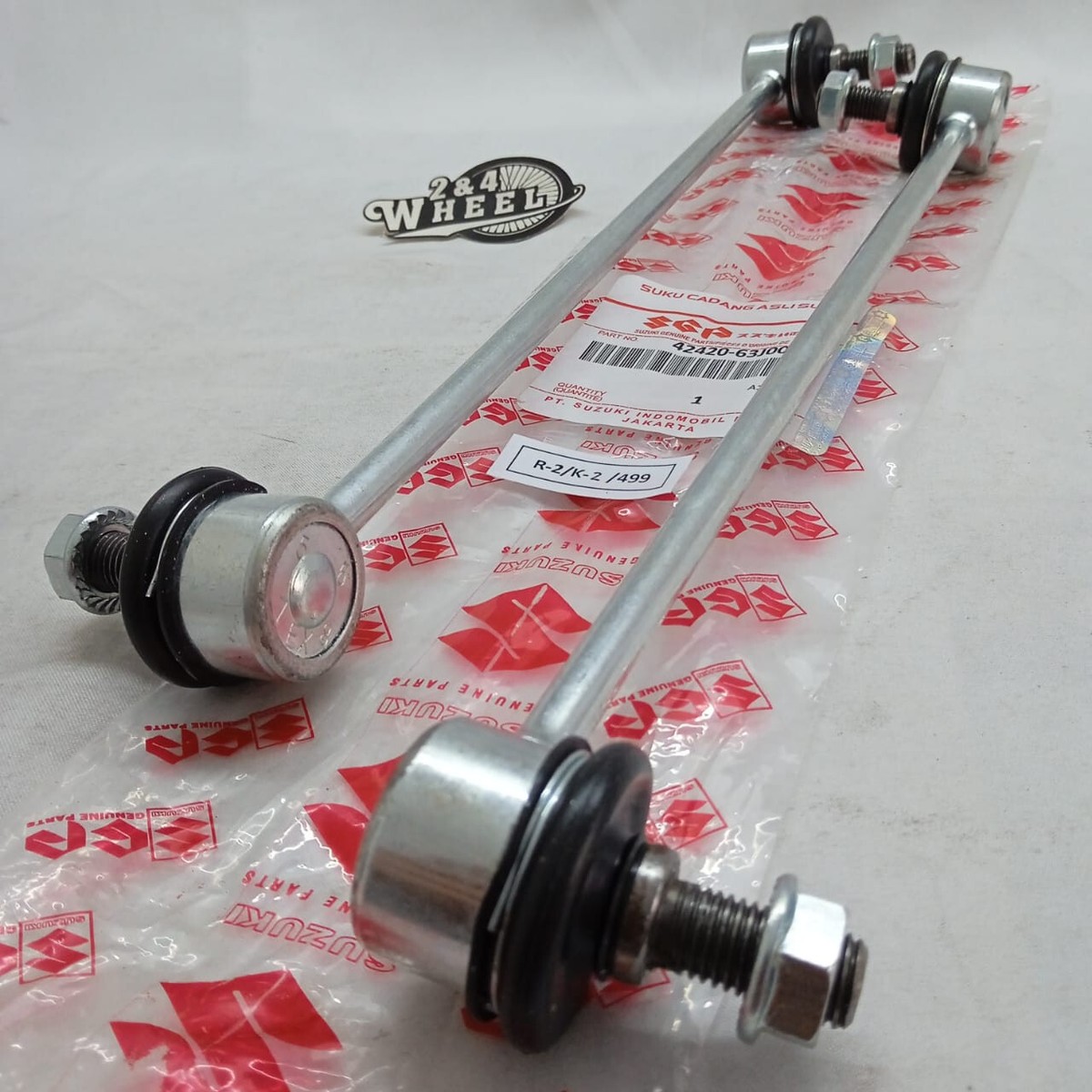 2Pcs Front Stabilizer Link Sway Bar Link 42420-63J00 For Suzuki