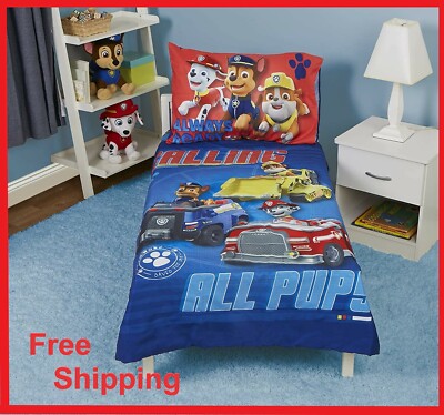 paw patrol crib sheet set