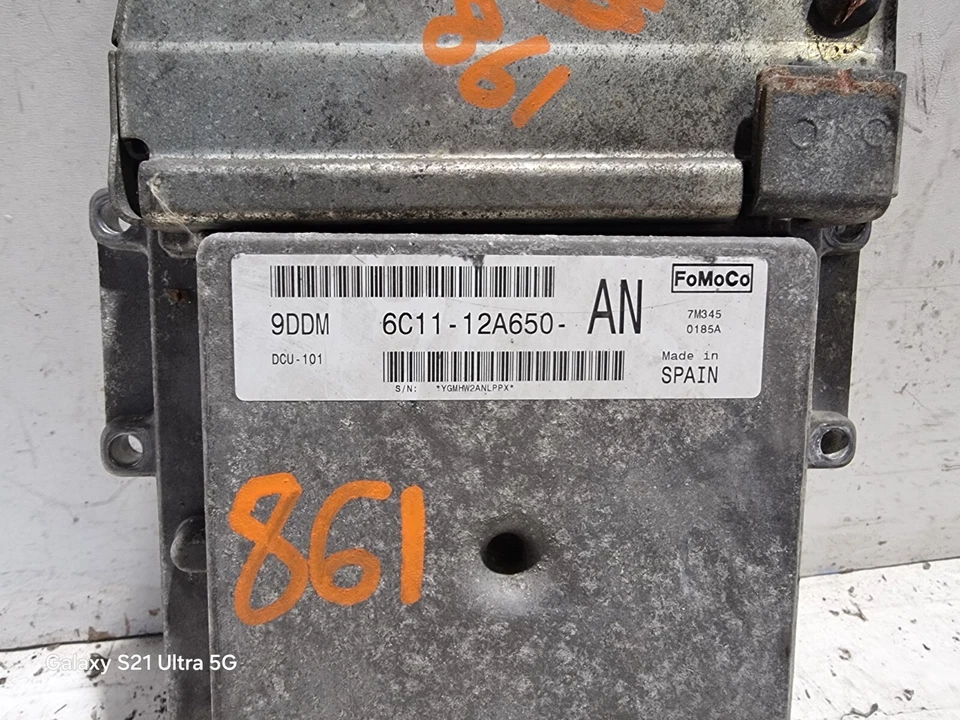 Ford Transit Engine Control Unit ECU 2.2 TDCi Diesel 2008 MK7 OEM 6C11-12A650-AN - Image 4 of 4