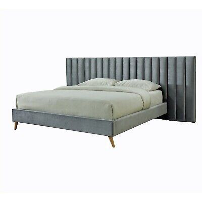Luxury King Size Fabric Bed Frame With, Extra Wide King Size Bed Sheets