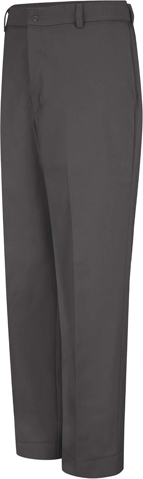 Red Kap Men's Stain Resistant, Flat Front Work Pants, Charcoal