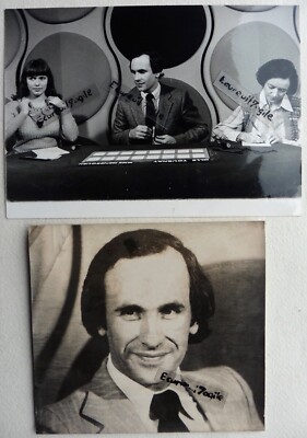 2 FOTO TV Presse Patrice LAFFONT MENESGUEN TURNAY Zahlen und Buchstaben 1979