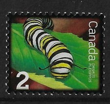 CANADA NO 2328, BENEFICIAL INSECTS: MONARCH BUTTERFLY CATERPILLAR , MINT NH