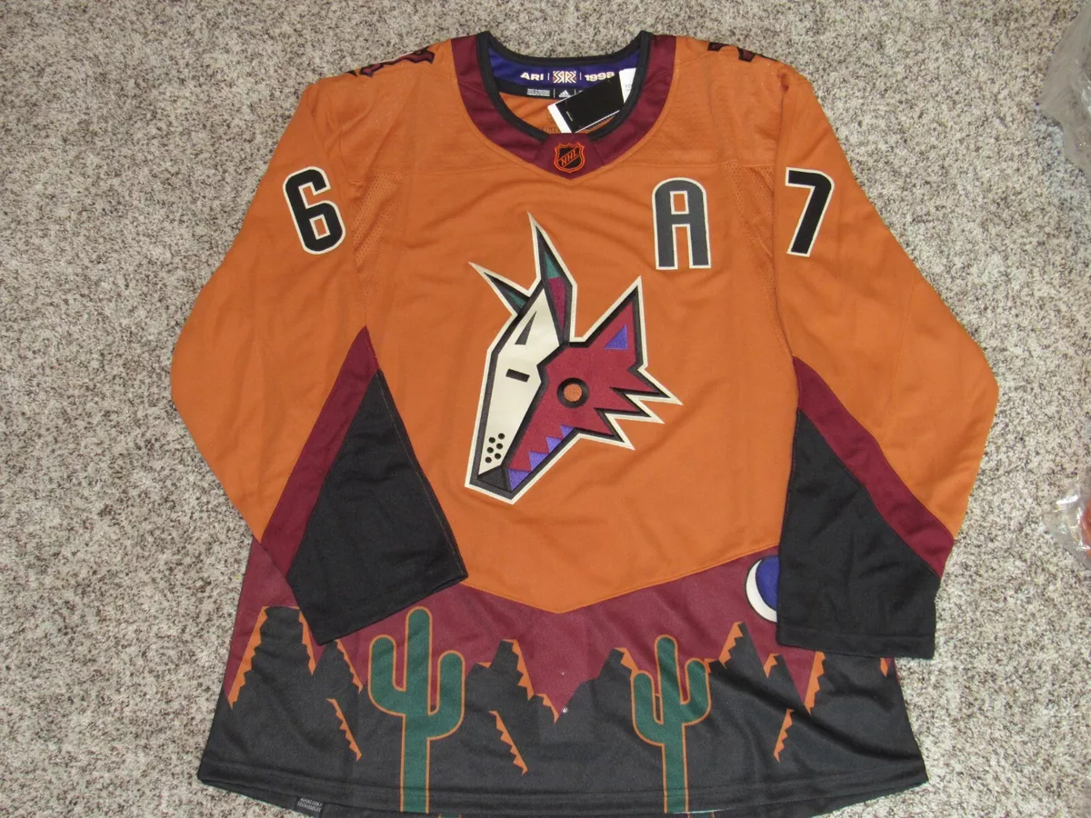 ANY NAME AND NUMBER ARIZONA COYOTES REVERSE RETRO AUTHENTIC ADIDAS