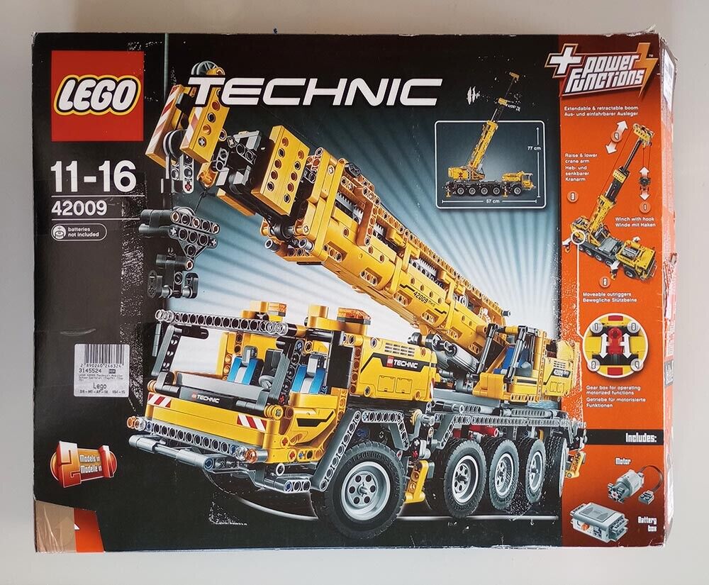 LEGO Technic 42009 Crane Mk II with instructions and box, RARE | eBay