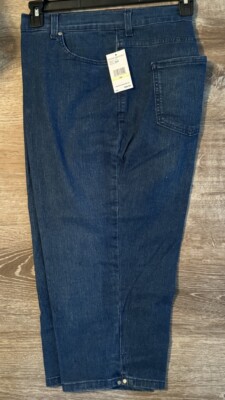 gloria vanderbilt size 20W amanda capri length classic rise denim pants