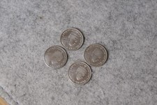 LOTTO MONETE ARGENTO  ETIOPIA GERSH 1/20 BIRR MENELIK ETHYOPIA 1895-1897 4PZ