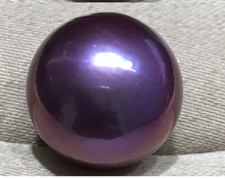 HUGE 15MM NATURAL SOUTH SEA GENUINE PURPLE LAVENDER LOOSE PEARL UNDRILLED AAA
